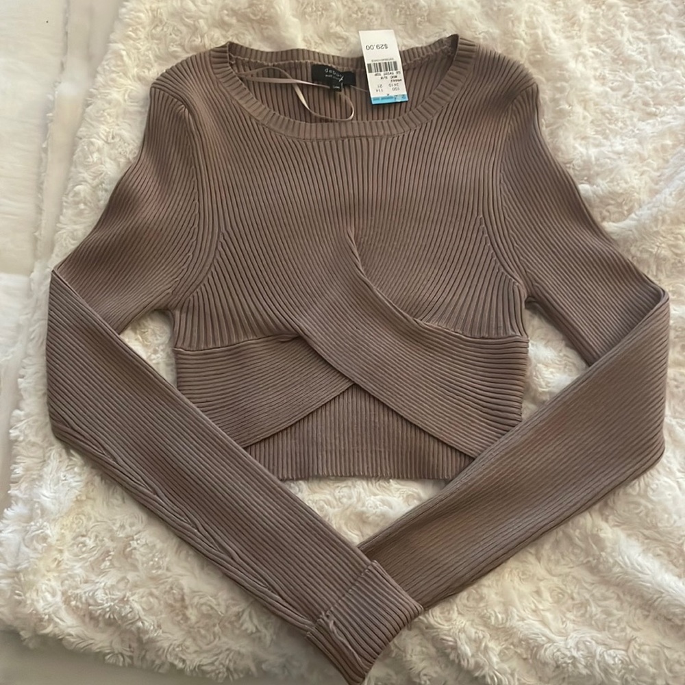 Long Sleeve Crop Top